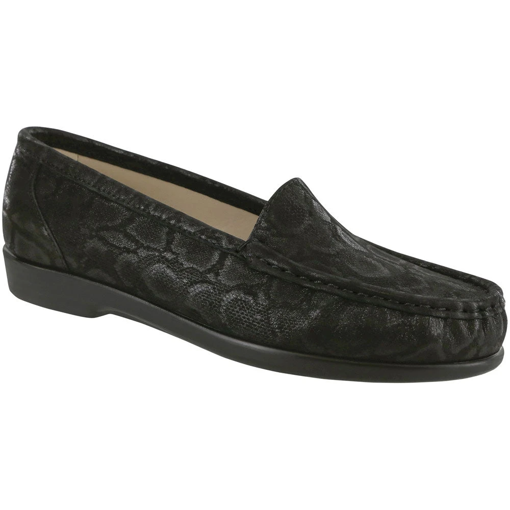 SAS Simplify Loafer Nero Snake (Women's) 3 SAS Simplify Loafer Nero Snake (Women's)