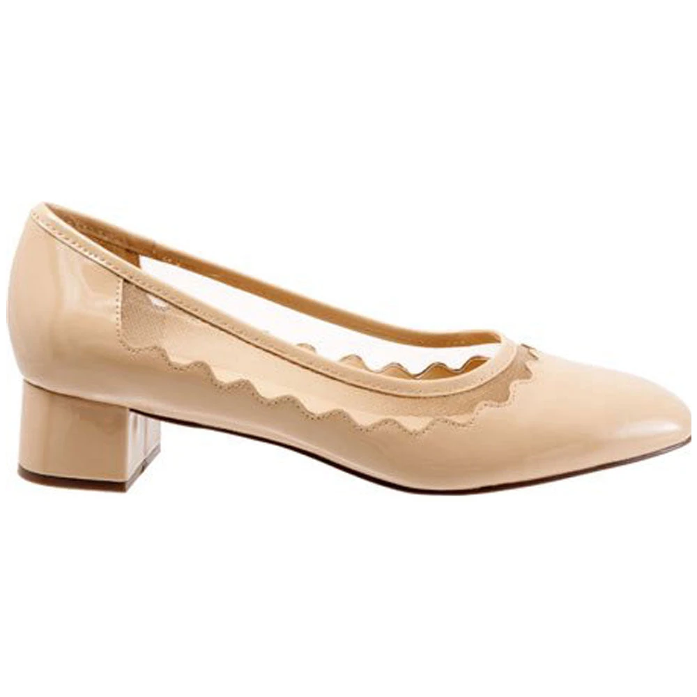 Trotters Lark Heel Nude Patent (Women's) 4 Trotters Lark Heel Nude Patent (Women's) - Image 2