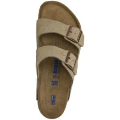 Birkenstock Arizona Soft Footbed Sandal Taupe Suede (Women's) -Beautiful Shoes taupe 6 94a82557 0646 462e 9c96 28acca2d7023