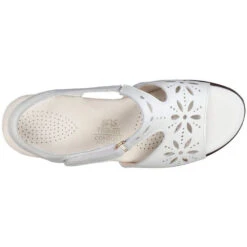 SAS Sunburst Sandal White Leather (Women's) -Beautiful Shoes white 6 8c8a8c06 414d 4bdb a947 190a56e11090