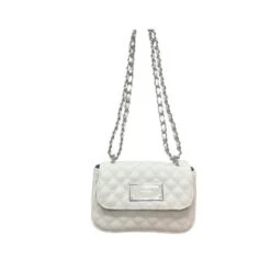 Kendall + Kylie KENDALL+KYLIE WHITE SHOULDER SEMI-STUFFED BAG